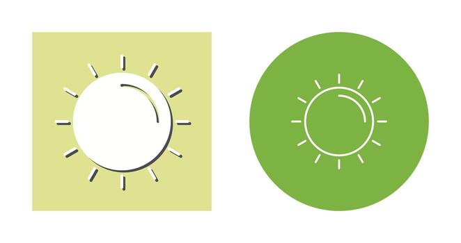 icono de vector de sol