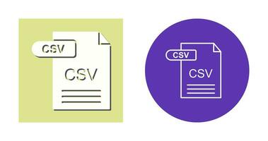 CSV Vector Icon