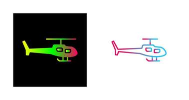 icono de vector de helicóptero