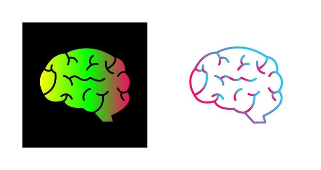 icono de vector de cerebro