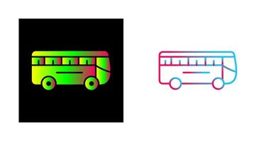 icono de vector de bus