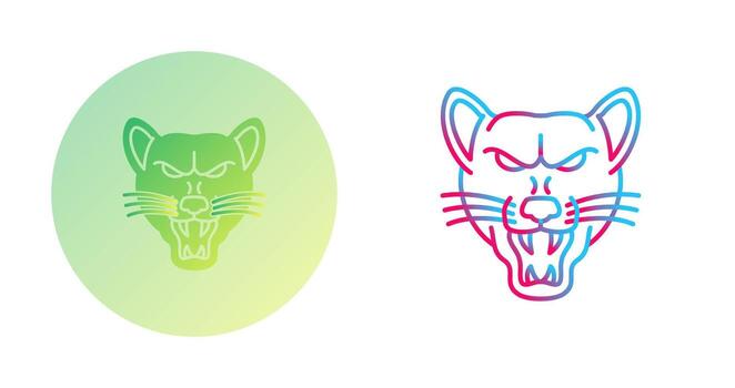 icono de vector de lobo