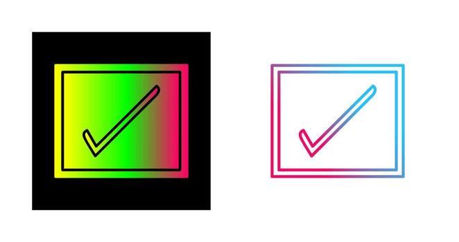Checkbox Vector Icon