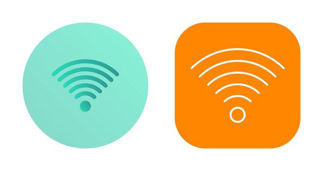 Signal on User Vector Icon