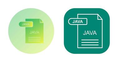 icono de vector de java