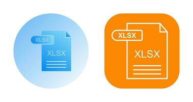 icono de vector xlsx