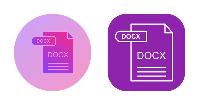 DOCX Vector Icon