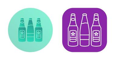 Beer Bottles Vector Icon