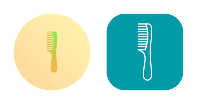 icono de vector de peine