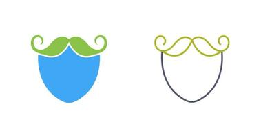 Beard and Moustache Vector Icon