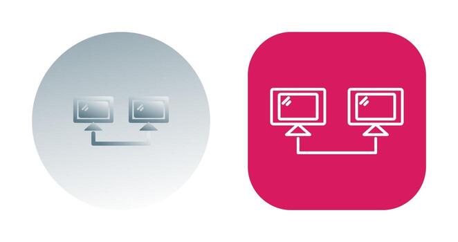 Connected Systems Vector Icon