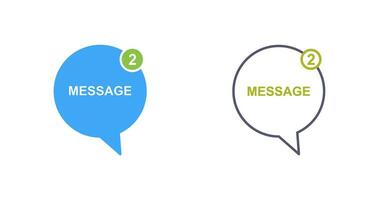Message Bubbles Vector Icon