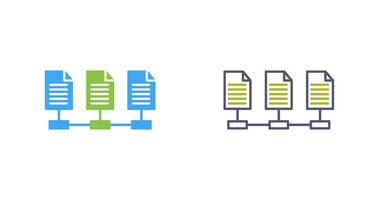 Network Files Vector Icon