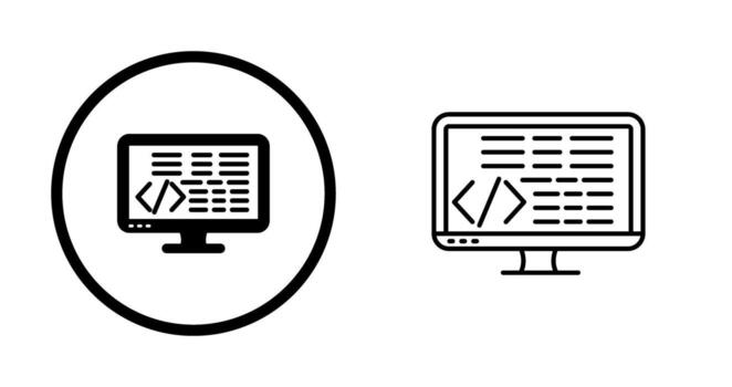 Coding Vector Icon