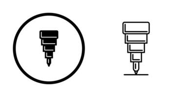 Fine Tip Pen Vector Icon