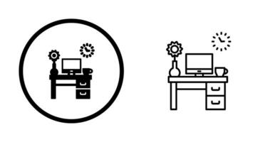 Work Table Vector Icon