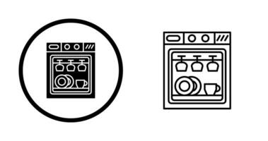 Dishwasher Vector Icon