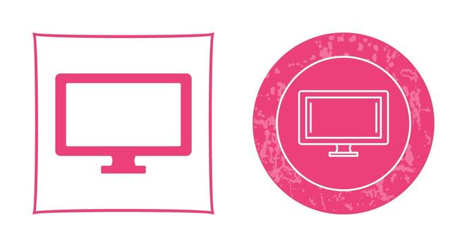monitor de icono de vector