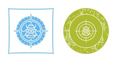 Bug Target Vector Icon