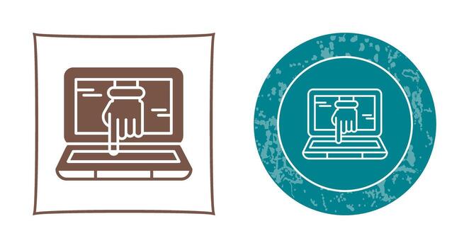 icono de vector de piratería informática