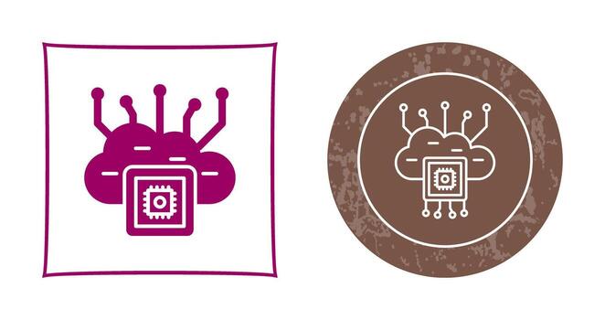 Cloud Computing Vector Icon