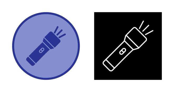Flashlight Vector Icon