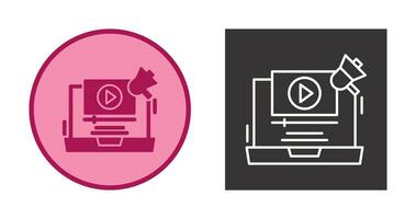 Video Marketing Vector Icon