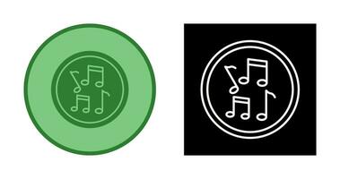 Musical Notes Vector Icon