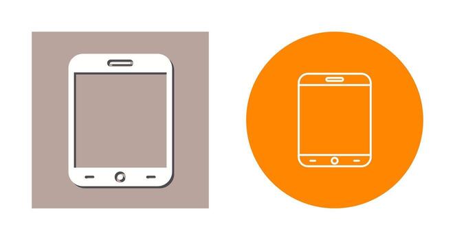 icono de vector de tableta