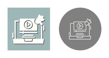 Video Marketing Vector Icon