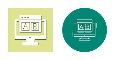AB Testing Vector Icon