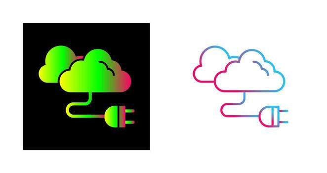 icono de vector de cable