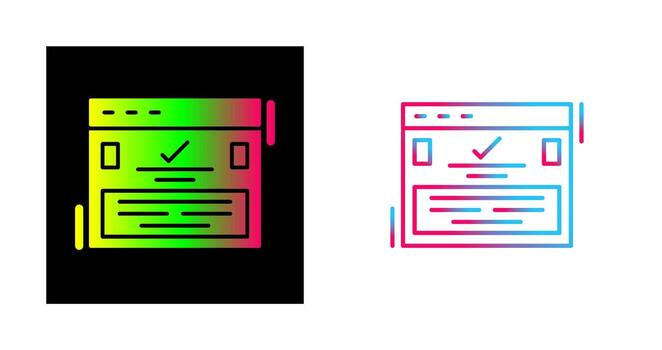 icono de vector completo