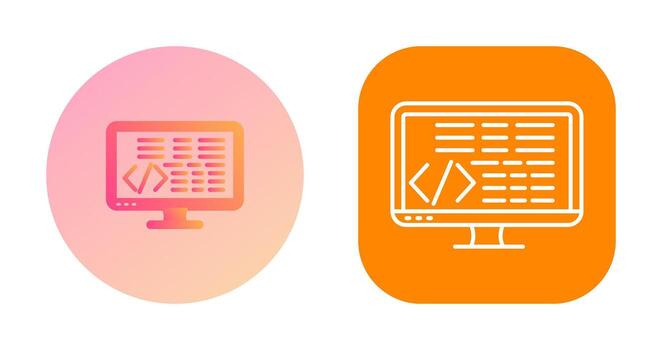 Coding Vector Icon