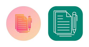 icono de vector de documento