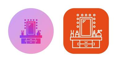 Dressing Table Vector Icon