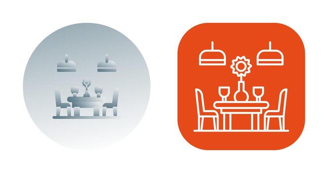 icono de vector de mesa