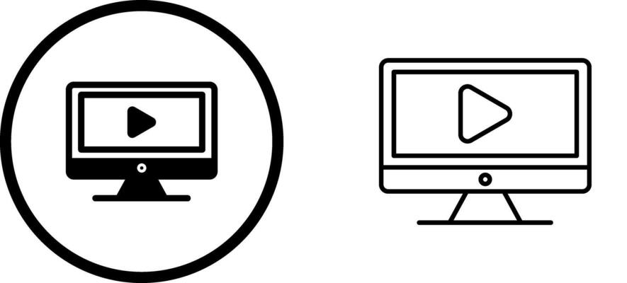 Video Lesson Vector Icon
