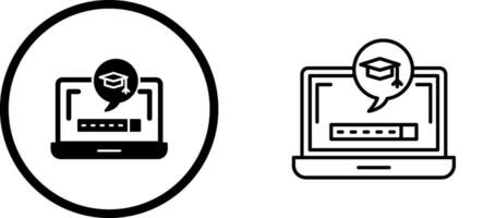 Digital Learning Vector Icon