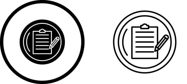 icono de vector de contrato