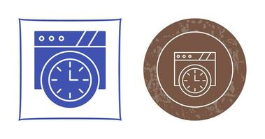 Wall Clock Vector Icon