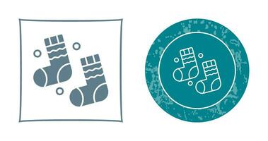 Winter Socks Vector Icon