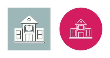 Library Building Vector Icon