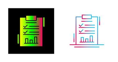 Report List Vector Icon