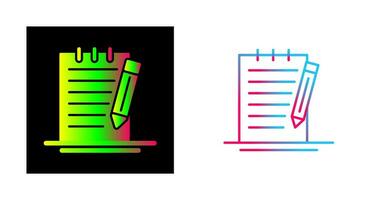 comprobar el icono de vector de lista