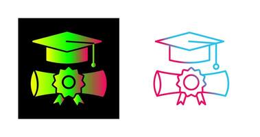 icono de vector de graduación