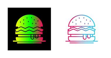 icono de vector de hamburguesa