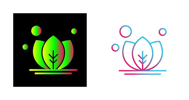 icono de vector de hoja