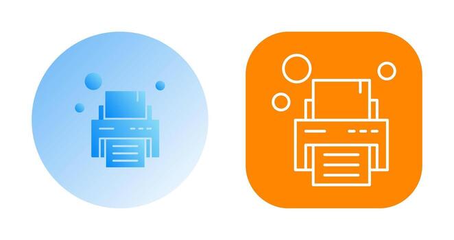 icono de vector de impresora