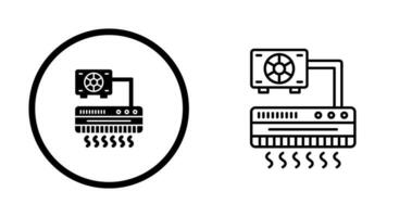 icono de vector de aire acondicionado